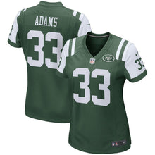 Load image into Gallery viewer, Jamal Adams #33 New York Jets Women's Green Game Jersey