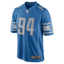 Load image into Gallery viewer, Ezekiel Ansah #94 Detroit Lions Youth Blue 2017 Game Jersey