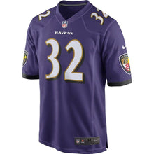Load image into Gallery viewer, Eric Weddle #32 Baltimore Ravens Youth Purple Game Jersey