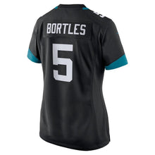 Load image into Gallery viewer, Blake Bortles #5 Jacksonville Jaguars Women's Black New 2018 Game Jersey