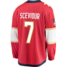 Load image into Gallery viewer, Fanatics Branded Colton Sceviour Florida Panthers Red Breakaway Jersey