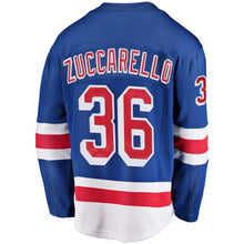 Load image into Gallery viewer, Fanatics Branded Mats Zuccarello New York Rangers Royal Breakaway Player Jersey