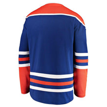 Load image into Gallery viewer, Fanatics Branded Edmonton Oilers Royal Alternate Breakaway Jersey