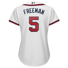 Load image into Gallery viewer, Freddie Freeman #5 Atlanta Braves Women's 2019 Cool Base Player Jersey