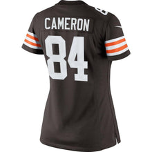 Load image into Gallery viewer, Jordan Cameron #84 Cleveland Browns Historic Logo Women's Brown