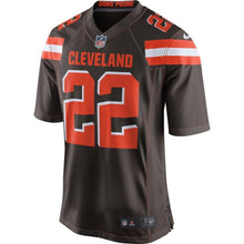 Load image into Gallery viewer, Jabrill Peppers #22 Cleveland Browns Youth Brown Game Jersey