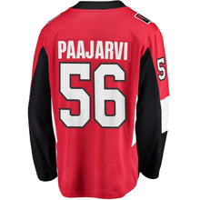 Load image into Gallery viewer, Fanatics Branded Magnus Paajarvi Ottawa Senators Red Breakaway Player Jersey