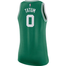 Load image into Gallery viewer, Jayson Tatum #0 Boston Celtics Women's Kelly Green Swingman Jersey - Icon Edition