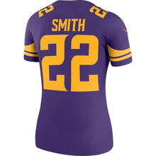Load image into Gallery viewer, Harrison Smith #22 Minnesota Vikings Women's Purple Color Rush Legend Jersey