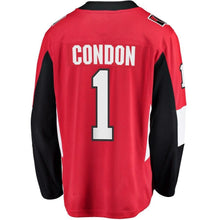 Load image into Gallery viewer, Fanatics Branded Mike Condon Ottawa Senators Red Breakaway Player Jersey