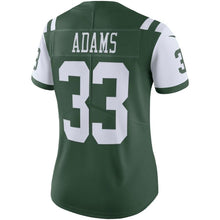 Load image into Gallery viewer, Jamal Adams #33 New York Jets Women's Green Vapor Untouchable Limited Jersey