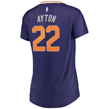Load image into Gallery viewer, DeAndre Ayton #22 Phoenix Suns Women's Purple Fast Break Replica Jersey