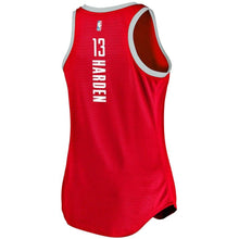 Load image into Gallery viewer, James Harden #13 Houston Rockets Women's Red Fast Break Tank Jersey - Icon Edition
