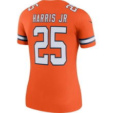 Load image into Gallery viewer, Chris Harris Jr #25 Denver Broncos Women's Orange Color Rush Legend Jersey