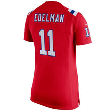 Load image into Gallery viewer, Julian Edelman #11 New England Patriots Women's Red Super Bowl LIII Bound Alternate Game Jersey