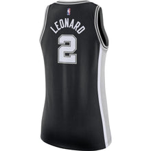 Load image into Gallery viewer, Kawhi Leonard #2 San Antonio Spurs Women's Black Swingman Jersey - Icon Edition