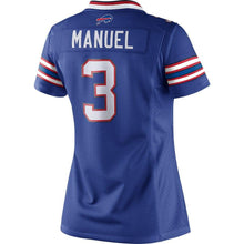 Load image into Gallery viewer, EJ Manuel #3 Buffalo Bills Women's Royal Blue Limited Jersey