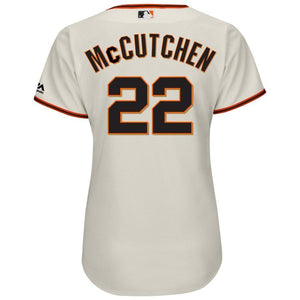 Andrew McCutchen #22 San Francisco Giants Women's Cream Cool Base