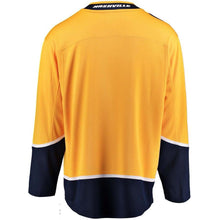 Load image into Gallery viewer, Fanatics Branded Nashville Predators Gold Breakaway Home Jersey