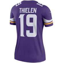 Load image into Gallery viewer, Adam Thielen #19 Minnesota Vikings Women&#39;s Purple Legend Jersey