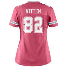 Load image into Gallery viewer, Jason Witten #82 Dallas Cowboys Women's Pink Game Jersey
