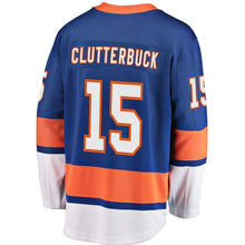 Load image into Gallery viewer, Fanatics Branded Cal Clutterbuck New York Islanders Royal Breakaway Player Jersey