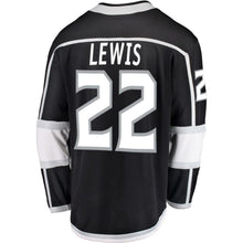 Load image into Gallery viewer, Fanatics Branded Trevor Lewis Los Angeles Kings Black Breakaway Jersey