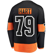 Load image into Gallery viewer, Fanatics Branded Carter Hart Philadelphia Flyers Black Alternate Breakaway Player Jersey