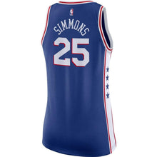 Load image into Gallery viewer, Ben Simmons #25 Philadelphia 76ers Women's Royal Swingman Jersey - Icon Edition