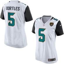 Load image into Gallery viewer, Blake Bortles #5 Jacksonville Jaguars Women's Black/White Game Jersey