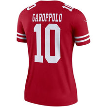 Load image into Gallery viewer, Jimmy Garoppolo #10 San Francisco 49ers Women's Scarlet Legend Jersey