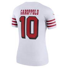 Load image into Gallery viewer, Jimmy Garoppolo #10 San Francisco 49ers Women's White Color Rush Legend Player Jersey