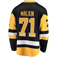 Load image into Gallery viewer, Fanatics Branded Evgeni Malkin Pittsburgh Penguins Black Breakaway Player Jersey