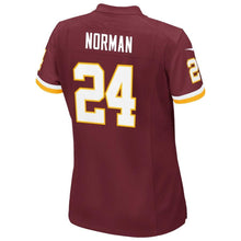 Load image into Gallery viewer, Josh Norman #24 Washington Redskins Women's Burgundy Game Jersey