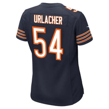 Load image into Gallery viewer, Brian Urlacher #54 Chicago Bears Women's Navy Blue Game Jersey