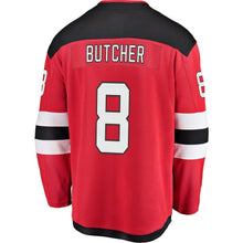 Load image into Gallery viewer, Fanatics Branded Will Butcher New Jersey Devils Red Home Breakaway Player Jersey