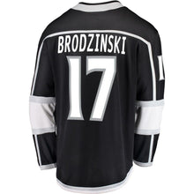 Load image into Gallery viewer, Fanatics Branded Jonny Brodzinski Los Angeles Kings Black Breakaway Jersey