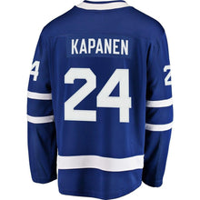 Load image into Gallery viewer, Fanatics Branded Kasperi Kapanen Toronto Maple Leafs Blue Breakaway Player Jersey