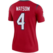 Load image into Gallery viewer, Deshaun Watson #4 Houston Texans Women's Red Legend Jersey