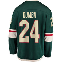Load image into Gallery viewer, Fanatics Branded Matt Dumba Minnesota Wild Green Breakaway Jersey
