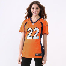 Load image into Gallery viewer, CJ Anderson #22 Denver Broncos Women's Orange Game Jersey