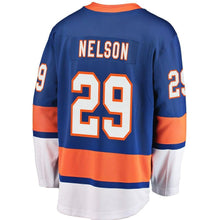 Load image into Gallery viewer, Fanatics Branded Brock Nelson New York Islanders Royal Breakaway Player Jersey
