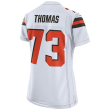 Load image into Gallery viewer, Joe Thomas #73 Cleveland Browns Women's White Game Jersey
