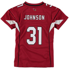 Load image into Gallery viewer, David Johnson #31 Arizona Cardinals Girls Youth Cardinal Game Jersey
