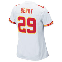 Load image into Gallery viewer, Eric Berry #29 Kansas City Chiefs Women's White/Red Game Jersey