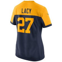 Load image into Gallery viewer, Eddie Lacy #27 Green Bay Packers Women's Navy Alternate Game Jersey