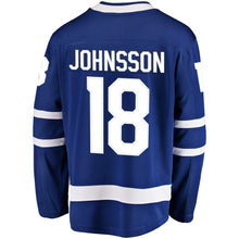 Load image into Gallery viewer, Fanatics Branded Andreas Johnsson Toronto Maple Leafs Blue Home Breakaway Player Jersey