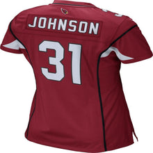 Load image into Gallery viewer, David Johnson #31 Arizona Cardinals Women's Cardinal Game Jersey