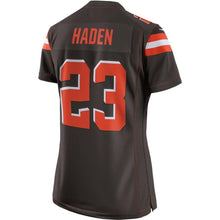 Load image into Gallery viewer, Joe Haden #23 Cleveland Browns Women's Brown Limited Jersey