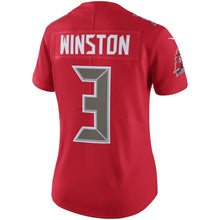 Load image into Gallery viewer, Jameis Winston #3 Tampa Bay Buccaneers Women's Red Color Rush Limited Jersey
